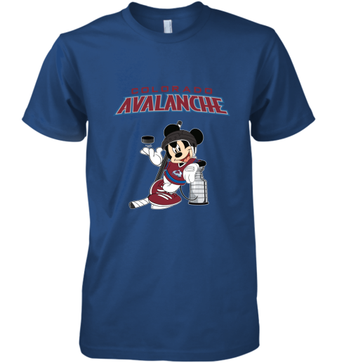 Mickey Colorado Avalanche With The Stanley Cup Hockey NHL Premium Men's T-Shirt