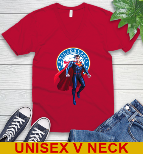 NBA Awesome Superman Basketball Sports Philadelphia 76ers 55