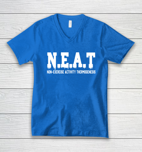 Non Exercise Activity thermogenesis V-Neck T-Shirt 4