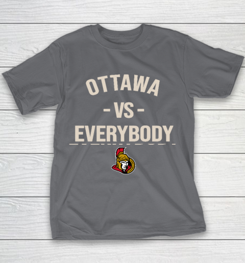 Ottawa Senators Vs Everybody Youth T-Shirt 5