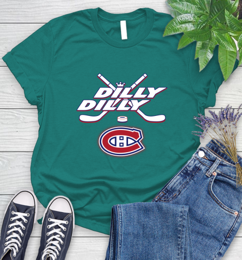 NHL Montreal Canadiens Dilly Dilly Hockey Sports Women's T-Shirt 12