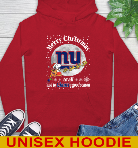New York Giants Merry Christmas To All And To Giants A Good Season NFL Football Sports Hoodie 10