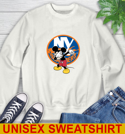 New York Islanders NHL Hockey Dabbing Mickey Disney Sports Sweatshirt