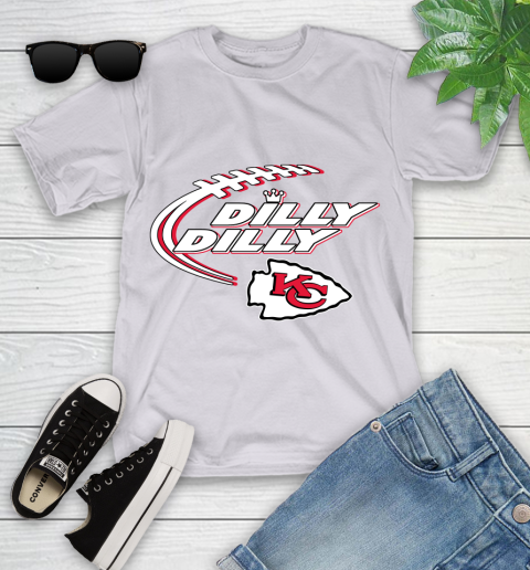 NFL Kansas City Chiefs Dilly Dilly Football Sports Youth T-Shirt 4