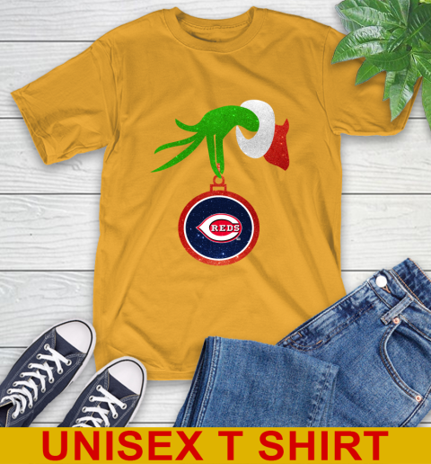 Cincinnati Reds Grinch Merry Christmas MLB Baseball T-Shirt 3
