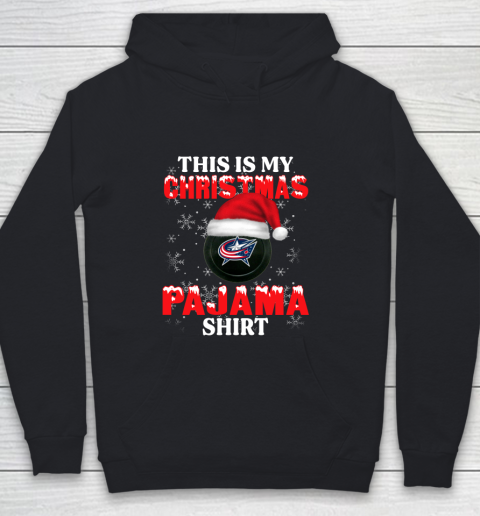 Columbus Blue Jackets This Is My Christmas Pajama Shirt NHL Youth Hoodie