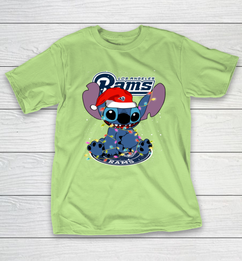 Los Angeles Rams NFL Football noel stitch Christmas T-Shirt 6