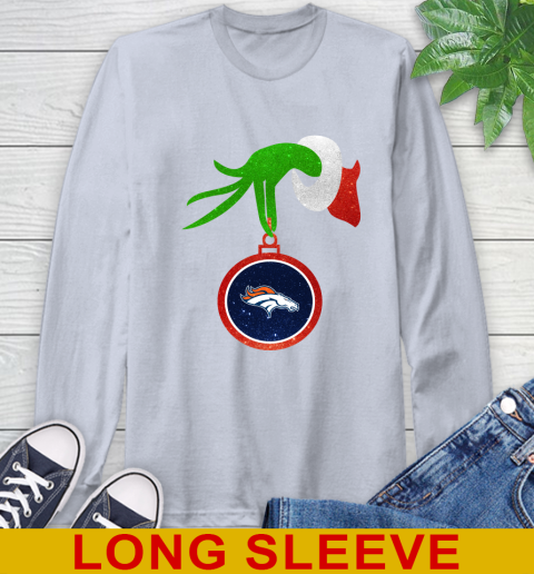 Denver Broncos Grinch Merry Christmas NFL Football Long Sleeve T-Shirt 6