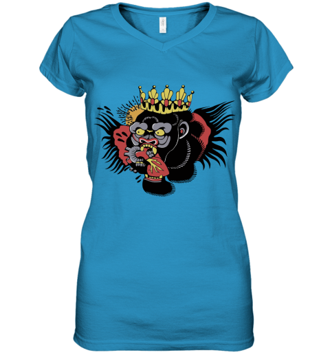 The Notorious Conor Mcgregor  Gorilla Chest Tattoo Women's V-Neck T-Shirt