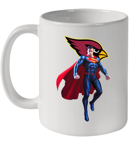 NFL Superman DC Sports Football Arizona Cardinals Ceramic Mug 11oz