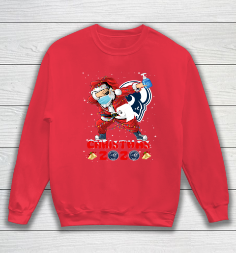 Los Angeles Rams Funny Santa Claus Dabbing Christmas 2020 NFL Sweatshirt 7