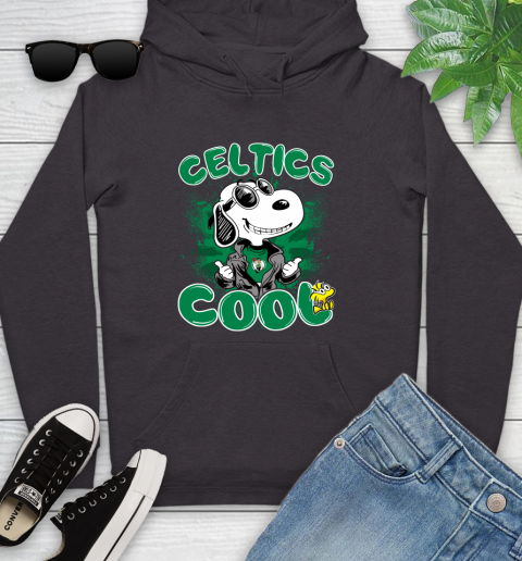 NBA Basketball Boston Celtics Cool Snoopy Shirt Youth Hoodie 6