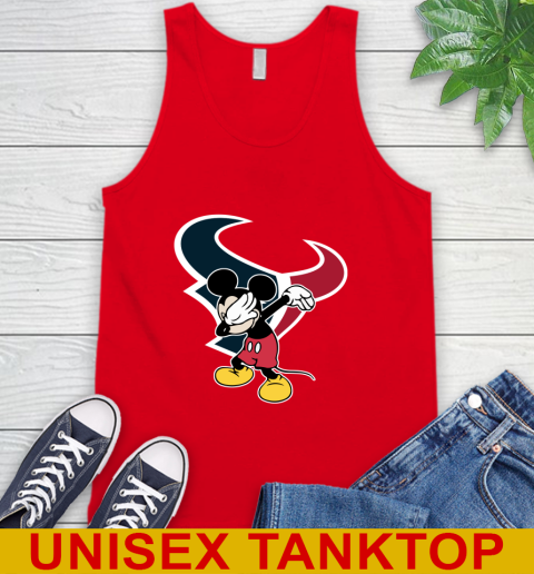 Houston Texans NFL Football Dabbing Mickey Disney Sports Tank Top 6