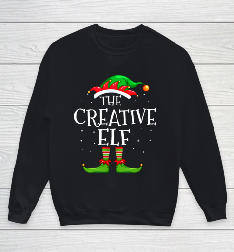 The Creative Elf Family Matching Christmas Group Gift Pajama Youth Sweatshirt
