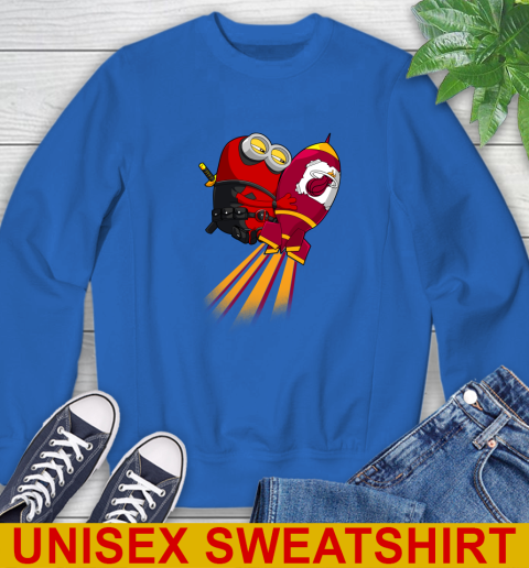NBA Basketball Miami Heat Deadpool Minion Marvel Shirt Sweatshirt 11