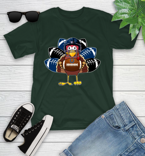 Indianapolis Colts Turkey Thanksgiving Day Youth T-Shirt 5