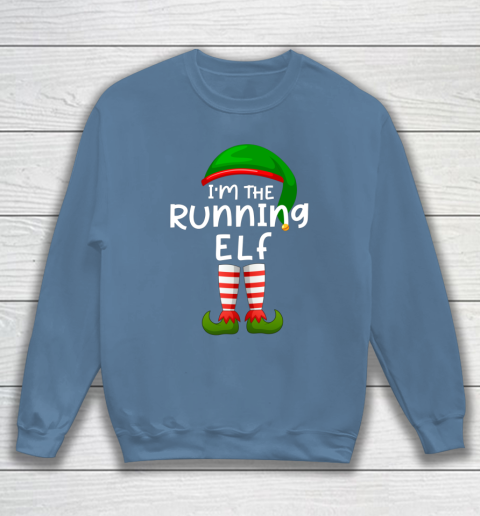 I m The Running Elf Funny Elf Family Matching Christmas Sweatshirt 6
