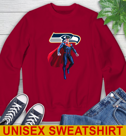 Seahawks superman hotsell sweatshirt
