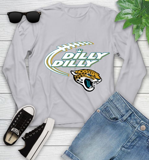 NFL Jacksonville Jaguars Dilly Dilly Football Sports Youth Long Sleeve 5