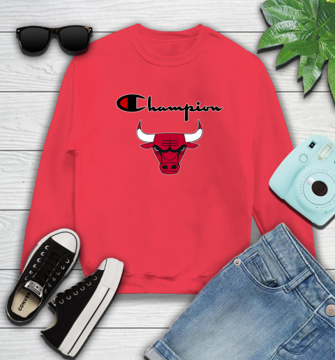 NBA Basketball Chicago Bulls Champion Shirt Sweatshirt 7