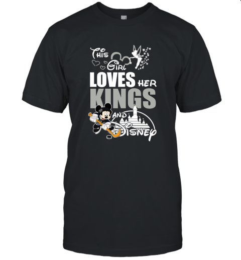 This Girl Love Her Los Angeles Kings And Mickey Disney Unisex Jersey Tee