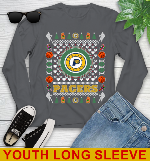 Indiana Pacers Merry Christmas NBA Basketball Loyal Fan Youth Long Sleeve 9