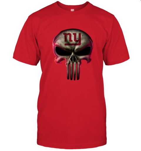 New York Giants The Punisher Mashup Football Unisex Jersey Tee