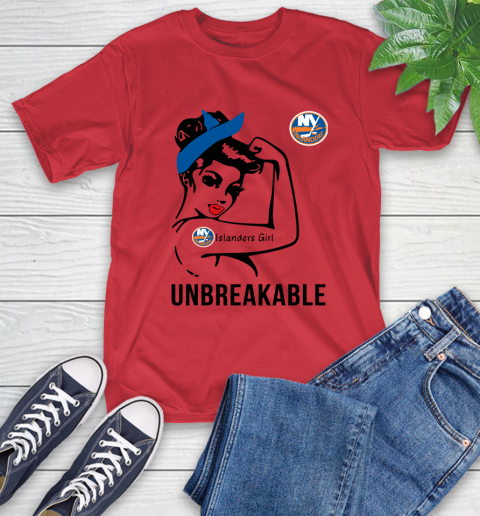 NHL New York Islanders Girl Unbreakable Hockey Sports T-Shirt 10