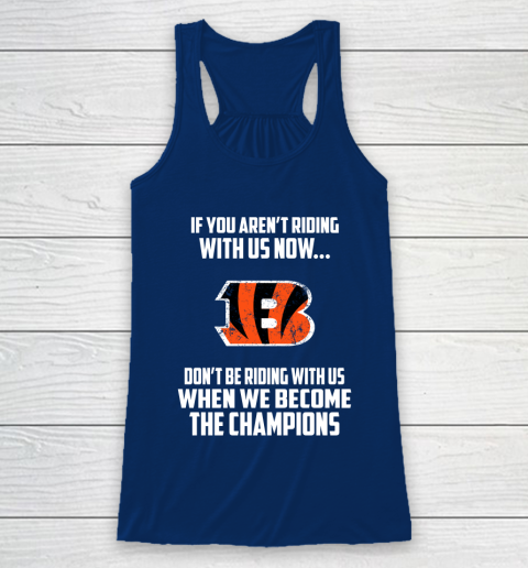 NFL Cincinnati Bengals Football We Become The Champions Racerback Tank 6