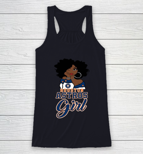 Houston Astross Girl MLB Racerback Tank 8