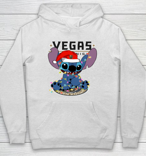 Vegas Golden Knights NHL Hockey noel stitch Christmas Hoodie