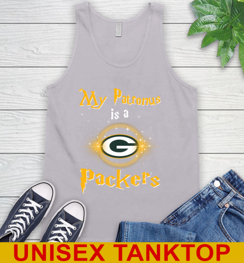 NFL Football Harry Potter My Patronus Is A Green Bay Packers Tank Top 3