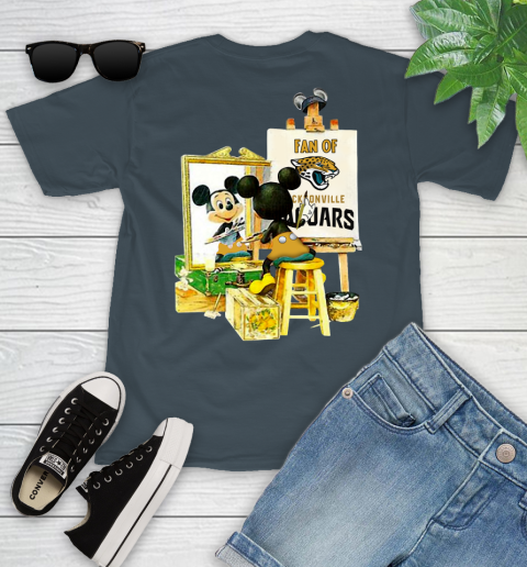 NFL Football Jacksonville Jaguars Mickey Drawing Shirt 102
