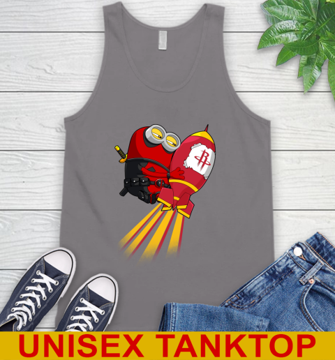 NBA Basketball Houston Rockets Deadpool Minion Marvel Shirt Tank Top 7 NBA Basketball Houston Rockets Deadpool Minion Marvel Shirt Tank Top - Image 7