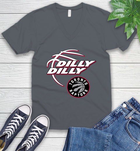 NBA Toronto Raptors Dilly Dilly Basketball Sports V-Neck T-Shirt 5