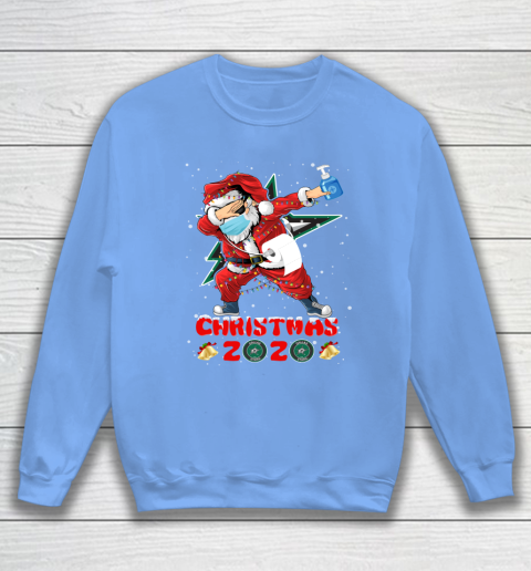 Dallas Stars Funny Santa Claus Dabbing Christmas 2020 NHL Sweatshirt 8