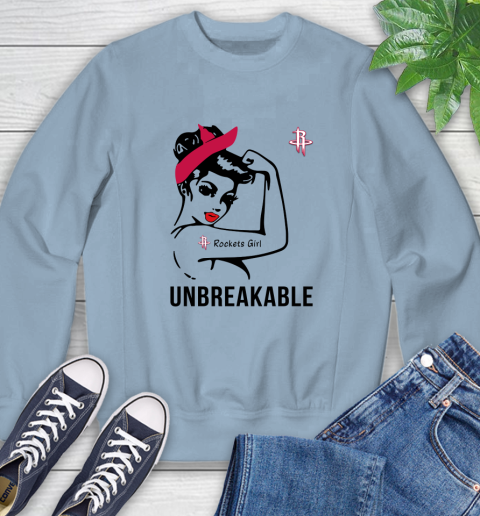 NBA Houston Rockets Girl Unbreakable Basketball Sports Sweatshirt 5