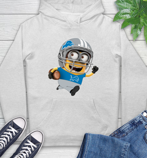 NFL Detroit Lions Minions Disney Football Sports Hoodie