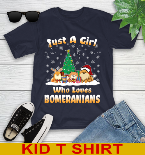 Christmas Just a girl who love pomeranians dog pet lover 98