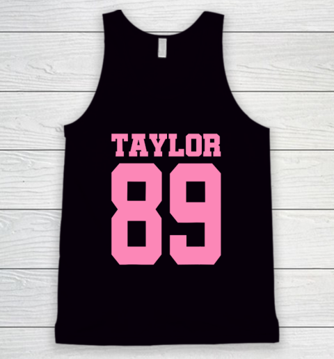 Pink Numbers Taylor 89 Tank Top