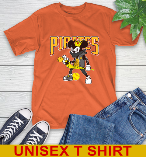 Pittsburgh Pirates MLB Baseball Mickey Peace Sign Sports T-Shirt 5