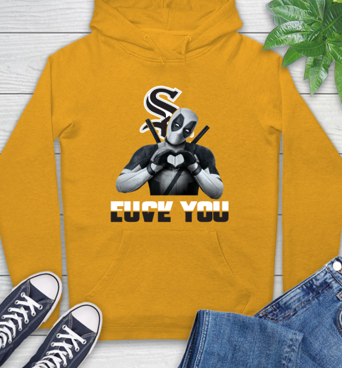 MLB Chicago White Sox Deadpool Love You Fuck You Baseball Sports Hoodie 2