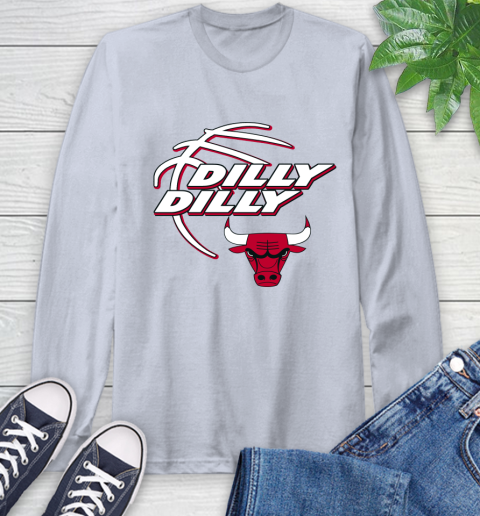 NBA Chicago Bulls Dilly Dilly Basketball Sports Long Sleeve T-Shirt 6