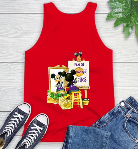 NBA Basketball Los Angeles Lakers Mickey Drawing Shirt 71 NBA Basketball Los Angeles Lakers Mickey Drawing Shirt - Image 71