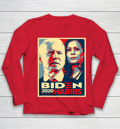 Joe Biden Kamala Harris Hope  Biden Harris 2020 Youth Long Sleeve 10