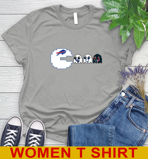 Buffalo Bills NFL Football Pac Man Champion Women's T-Shirt 11