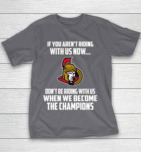 NHL Ottawa Senators Hockey We Become The Champions Youth T-Shirt 5
