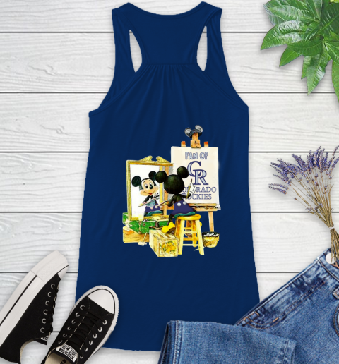 MLB Baseball Colorado Rockies Mickey Drawing Shirt 42