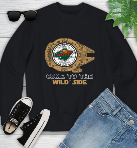 NHL Come To The Minnesota Wild Wars Hockey Sports Youth Sweatshirt