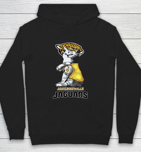 NFL Football My Cat Loves Jacksonville Jaguars Hoodie